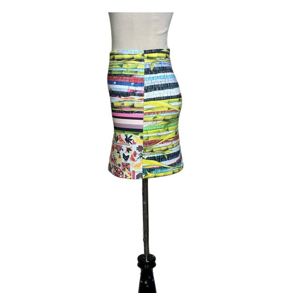 CLOVER CANYON Surf Shack neoprene mini pencil skirt size XS - Picture 9 of 15